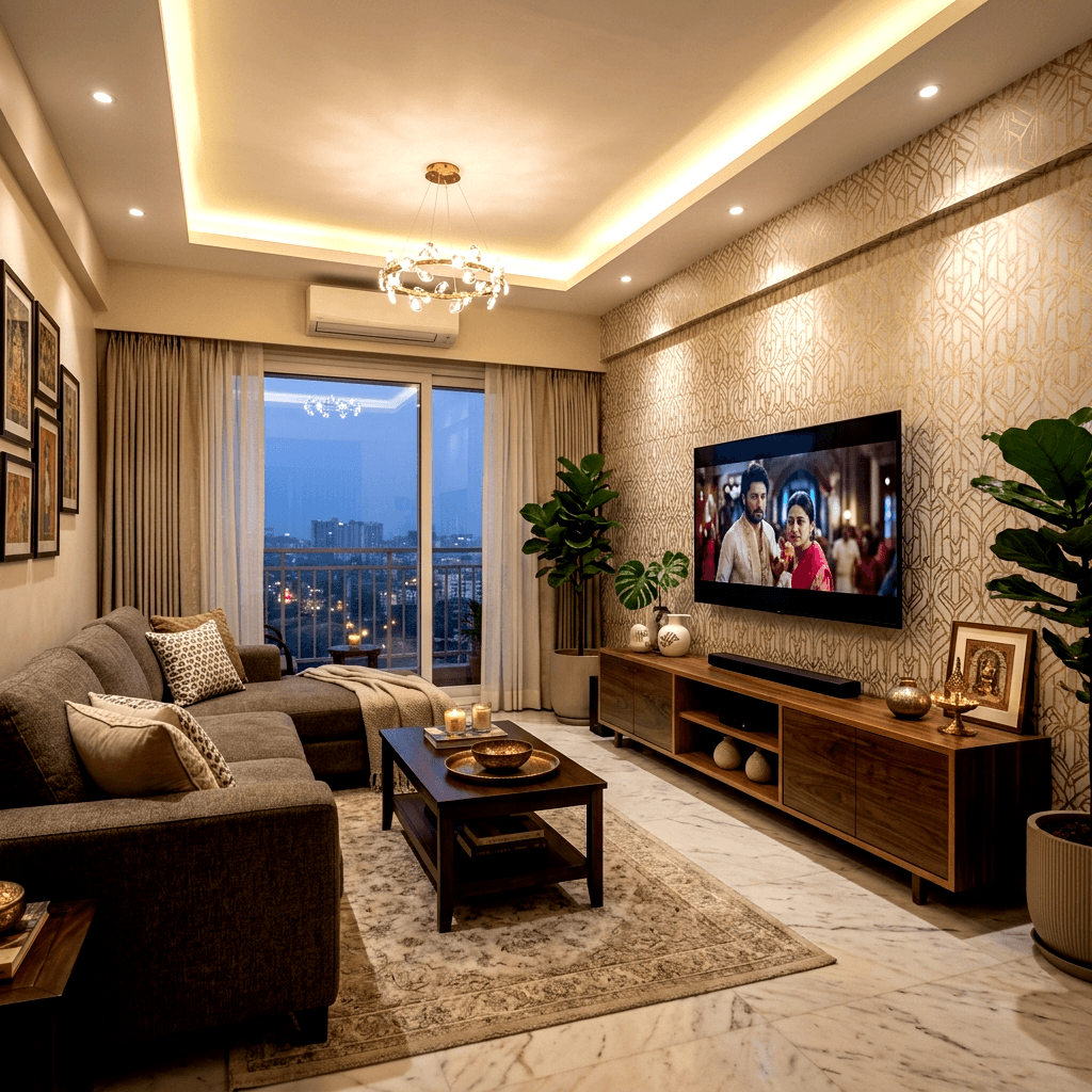 Modern 2 BHK Flat in Uttam Nagar