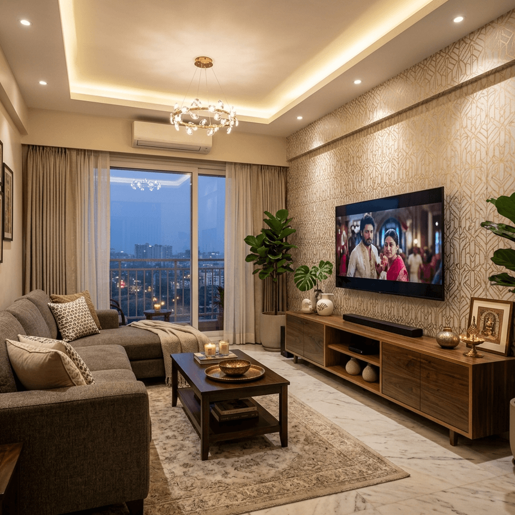 Modern 2 BHK Flat in Malviya Nagar