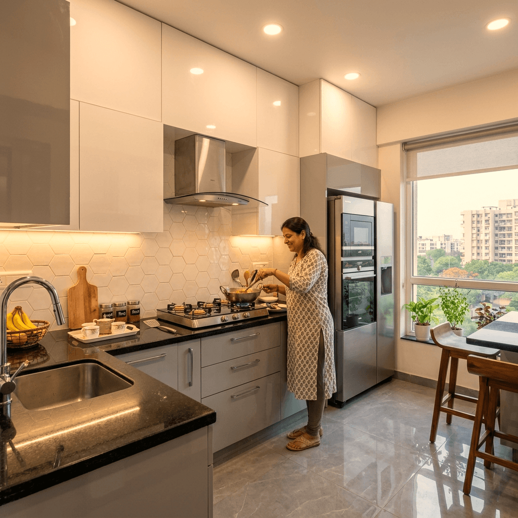Elegant 2 BHK Flat in Greater Kailash Part 2
