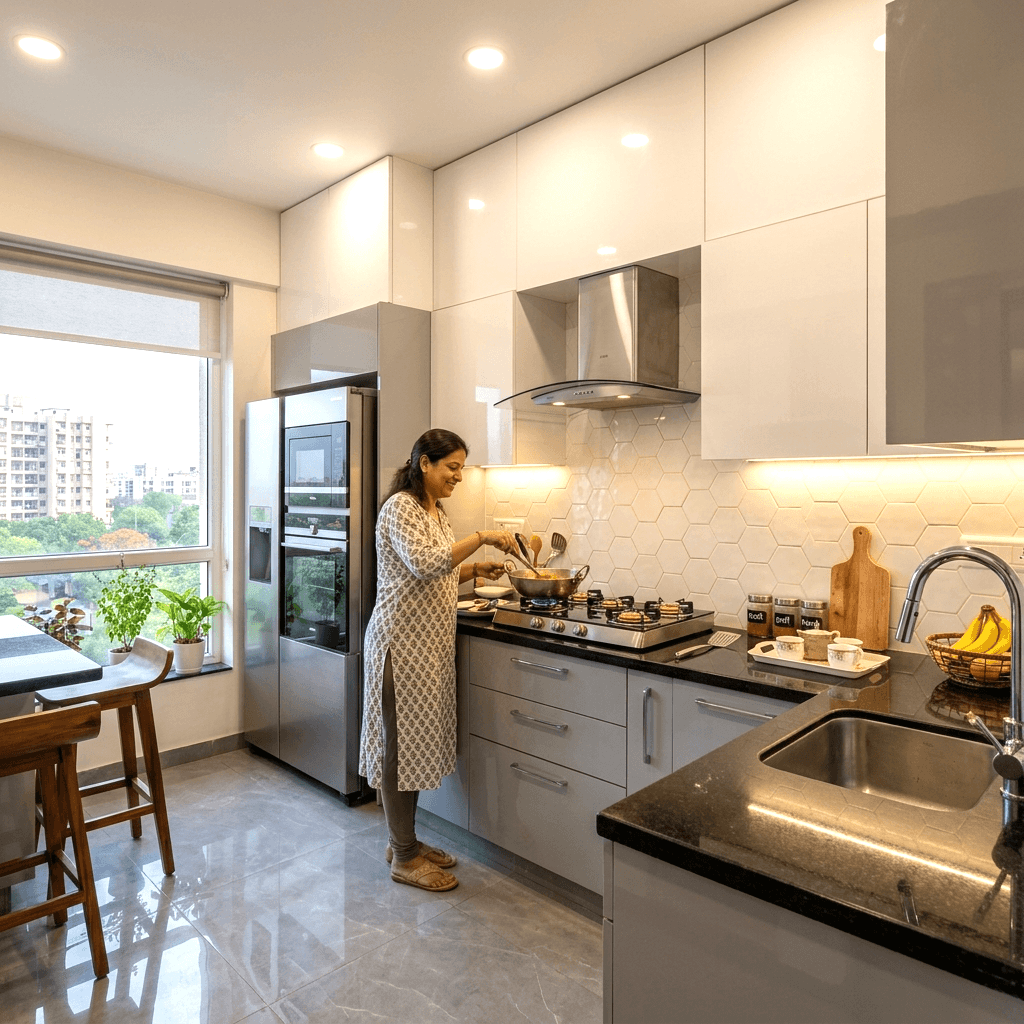 Modern 2 BHK Flat in Punjabi Bagh